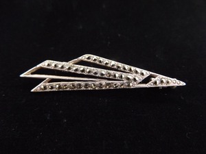 .925 Sterling Silver Art Nouveau Brooch
