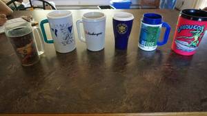 Six Insulated Drink Cups