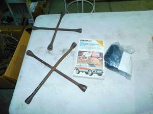 Two Lug Wrenches-Chilton Book Co. Repair & Tune Up Guide