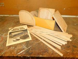 Roll-Top Bread Box Parts & Complete Plans & Step By Step Directions