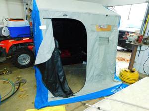 Clam Voyager TCX Collapsible 2 Man Ice Fish House