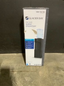 Glacier Bay Matte Black Top Load Water Dispenser. See Pictures