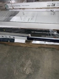 Pallet of Miscellaneous Vinyl Plank Flooring. Various Kinds & Conditions. See Pictures