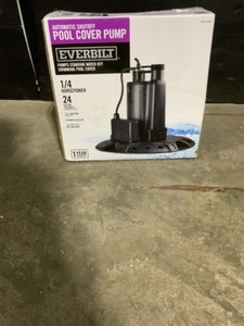 lot 11 image: Everbilt 14 HP Pool Cover Pump. See Pictures