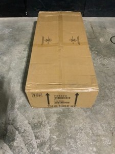 lot 21 image: Decor Therapy Mid 42 in. Walnut Standard Rectangle Wood Console Table with Drawers. See Pictures