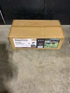 lot 53 image: Royal Gourmet Charcoal Grill in Black with Offset Smoker and Side Table. See Pictures