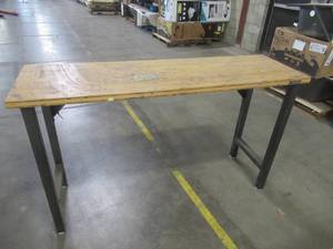 lot 435 image: 66 12 x 20 x 39 Tall Gladiator Workbench - Used in warehouse.