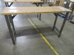 lot 436 image: 66 12 x 20 x 39 Tall Gladiator Workbench - Used in warehouse.