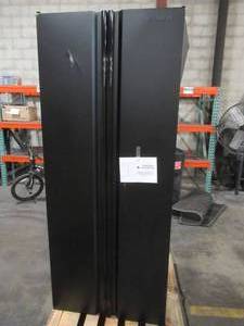 lot 302 image: Husky 30 12 x 19 12 x 73 12 Tall Storage Cabinet. Dented on RH Back Top Corner.