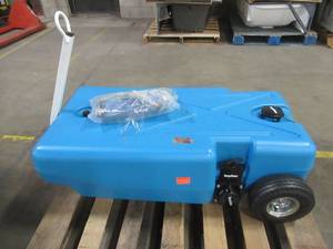 lot 339 image: Barker Tote-Along 4-Wheeler 42 Gal. RV Waste Tank, 30844.