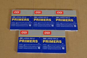 lot 62 image: 500 CCI No 200 Large Rifle Primers
