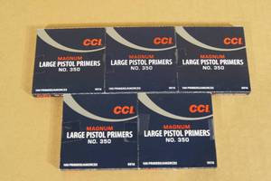 lot 65 image: 500 CCI No 350 Magnum Large Pistol Primers