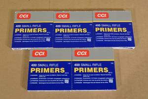 lot 66 image: 500 CCI No 400 Small Rifle Primers