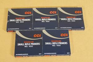 lot 67 image: 500 CCI No 450 Magnum Small Rifle Primers