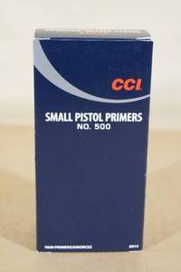 lot 68 image: 1000 CCI No 500 Small Pistol Primers