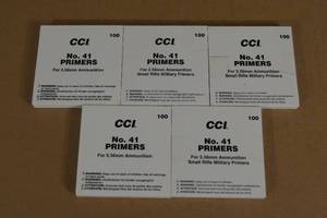lot 71 image: 500 CCI No 41 Primers - For 5.56mm Ammunition