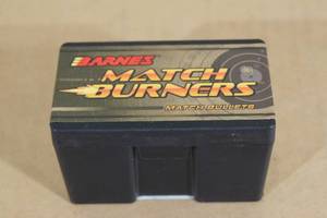 lot 80 image: 100 Barnes Match Burners 6.5mm 120 Gr BT Match Bullets