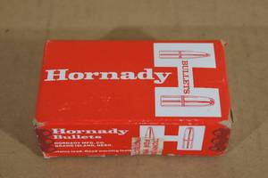 lot 84 image: 100 Hornady 25 Cal 75 Gr V-Max Bullets