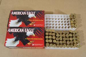 lot 105 image: 60 Federal American Eagle .38 Special 130 Gr FMJ Ammo