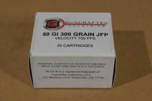lot 126 image: 20 .50 GI 300 Gr JFP Ammo