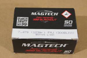 lot 131 image: 50 Magtech First Defense 300 Blackout 123 Gr FMJ Ammo