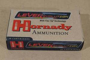 lot 147 image: 20 Hornady LeveRevolution .444 Marlin 265 Gr FTX Ammo