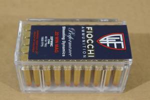 lot 174 image: 50 Fiocchi .22 Win Mag 40 Gr TMJ Ammo