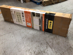 lot 105 image: Coplay Classic Collection 8 ft. x 7 ft. Non-Insulated White Garage Door see pictures
