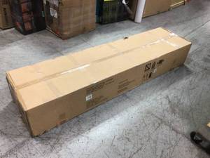 lot 112 image: Ready-to-Assemble 24-Gauge Steel Freestanding Garage Cabinet in Black (36 in. W x 72 in. H x 18 in. D) by Husky Customer Returns See Pictures