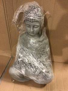 lot 13 image: KANTE  Lightweight Sitting Meditating Buddha Zen Indoor &nbspCustomer Returns See Pictures 