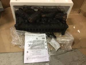 lot 27 image: Pleasant Hearth  20 in. Electric Fireplace Logs &nbspCustomer Returns See Pictures