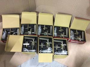 lot 32 image: Kwikset  Halifax Square Satin Nickel Privacy BedBath Door Lever &nbspCustomer Returns See Pictures