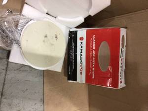 lot 42 image: Kamado Joe  Classic Joe 15 in. Pizza Stone &nbspCustomer Returns See Pictures