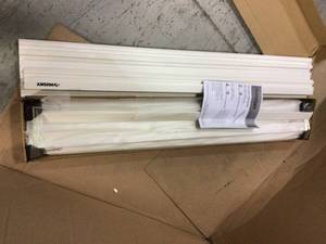 lot 43 image: Husky  8 in. x 50 in. Slat Wall 2-Panel Pack with Trim &nbspCustomer Returns See Pictures