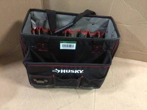 lot 61 image: Husky  19 in. Pro Hybrid Tote with Tool Organizer&nbspCustomer Returns See Pictures