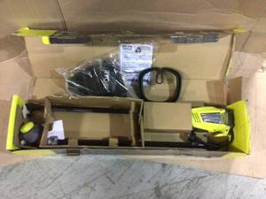 lot 75 image: RYOBI  18 in. 10 Amp Attachment Capable Electric String Trimmer&nbspCustomer Returns See Pictures