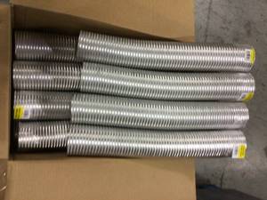 lot 90 image: Master Flow  4 in. x 96 in. Aluminum Flex Pipe&nbspCustomer Returns See Pictures