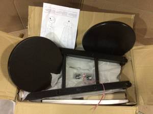 lot 95 image: Winsome Wood  Element 24 in. Black Counter Stools (Set of 2) &nbspCustomer Returns See Pictures