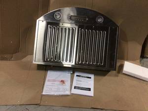 lot 17 image: KOBE Range Hoods 30 in. 400 CFM Ductless Recirculating Under Cabinet Range Hood in Stainless Steel &nbspCustomer Returns See Pictures