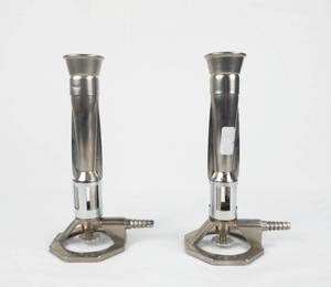 lot 21 image: Set of 2 Humboldt Manufacturing Company Natural Gas Meker Burners