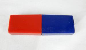 lot 74 image: Lot of 7 United Scientific Plastic Covered Magnet Sets