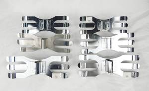 lot 78 image: Set of 6 Lincoln Type Double Burette Clamps