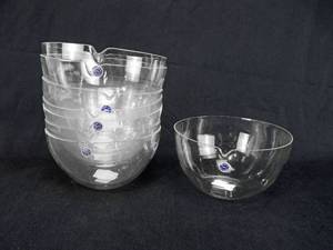 lot 82 image: Set of 8 Vintage 385 ML Glass Evaporating Dishes - Made in West Germany