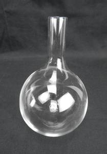 lot 210 image: Set of 2 Kimble Glass 500 ML Round Bottom Flasks