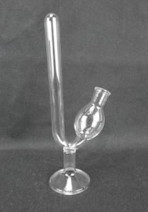 lot 227 image: Set of 2 Glass Small Fermentation Tubes With Foot