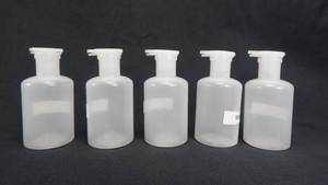 lot 257 image: Set of 5 LDPE 60 ML Plastic Dropping Bottles