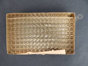 lot 259 image: One Gross Case of Mercer Glass Works 12 Dram 35 x 12 MM Glass Shell Vials