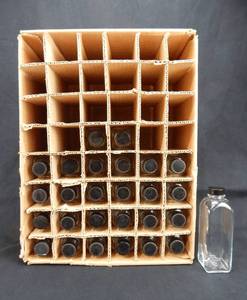 lot 122 image: Lot of 27 Glass Kimax Screw Cap Bottles