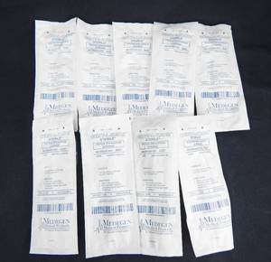lot 125 image: Set of 9 Medegen 60 ML Piston Irrigation Syringes