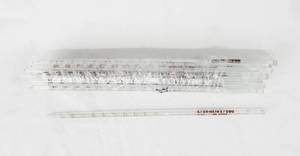 lot 131 image: Lot of 35 Kimax 110 ML Glass Pipettes